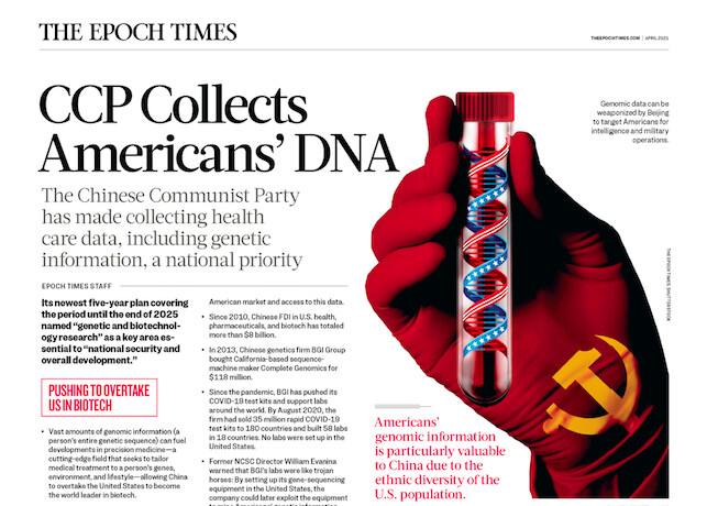 INFOGRAPHIC: CCP Collects Americans' DNA