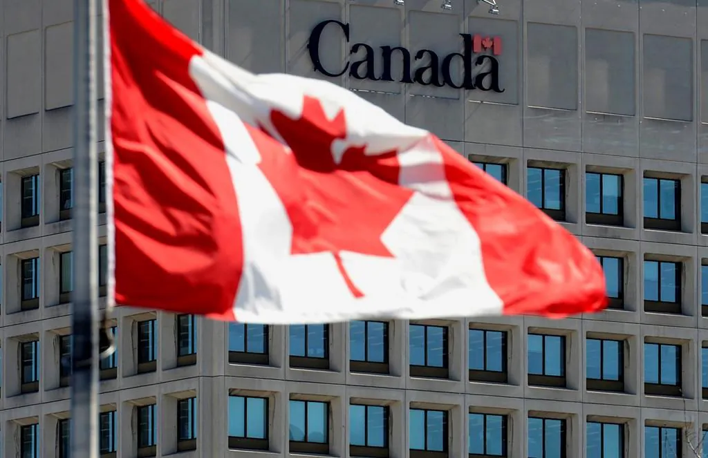 The facade of the headquarters of the Department of National Defence is pictured in Ottawa, on April 3, 2013. (Adrian Wyld/The Canadian Press) 