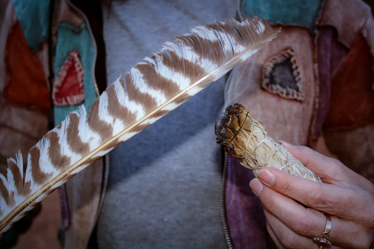 Sage burning has been a tradition of Native Americans for hundreds of years. (Jeff Perkin)