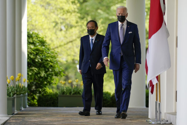 Joe Biden Yoshihide Suga