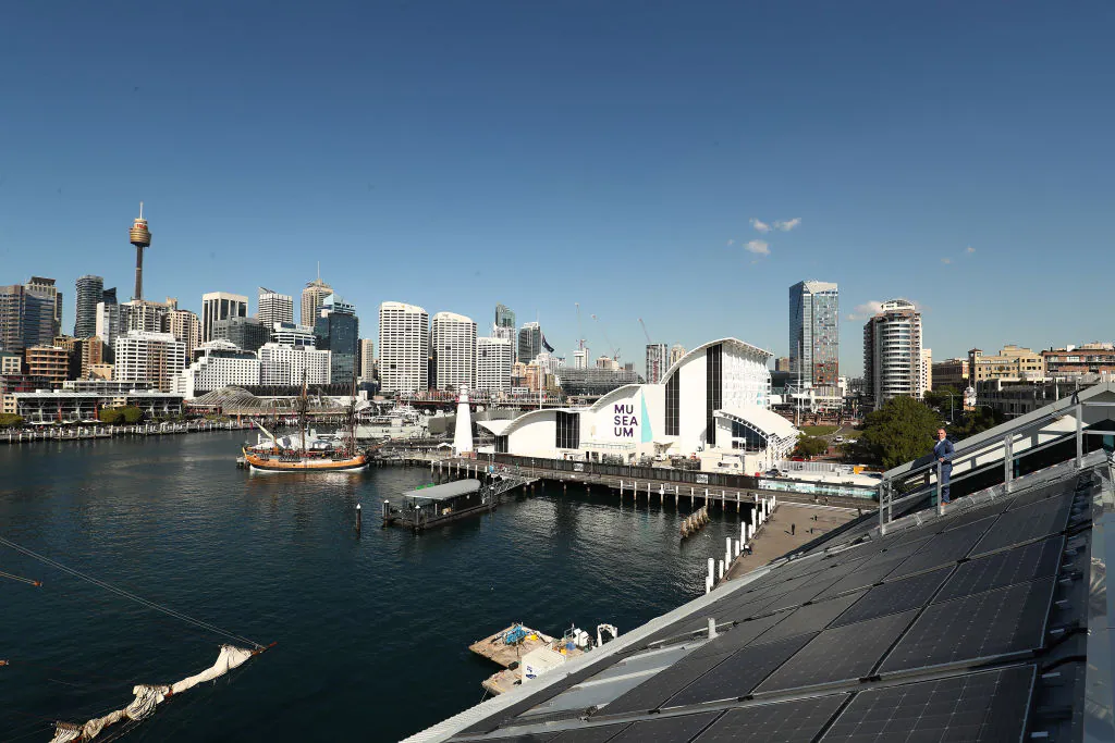 The Australian National Maritime Museum seen on August 14, 2019 in Sydney, Australia. (Mark Metcalfe/Getty Images)