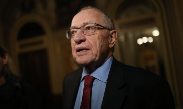 Attorney and law professor Alan Dershowitz in Washington on Jan. 29, 2020. (Mario Tama/Getty Images)