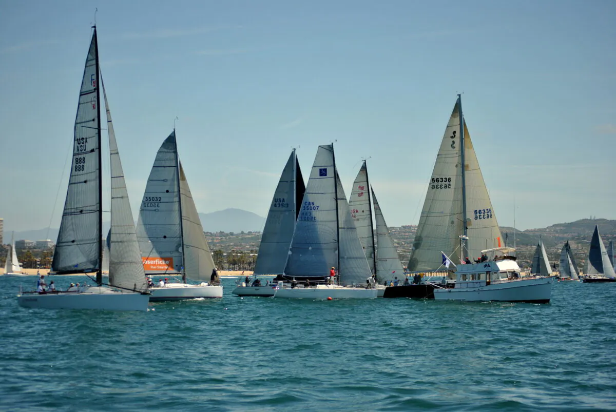 The Newport to Ensenada International Yacht Race hosted by the Newport Ocean Sailing Association, returns April 23, 2021. (Courtesy of the Newport Ocean Sailing Association)