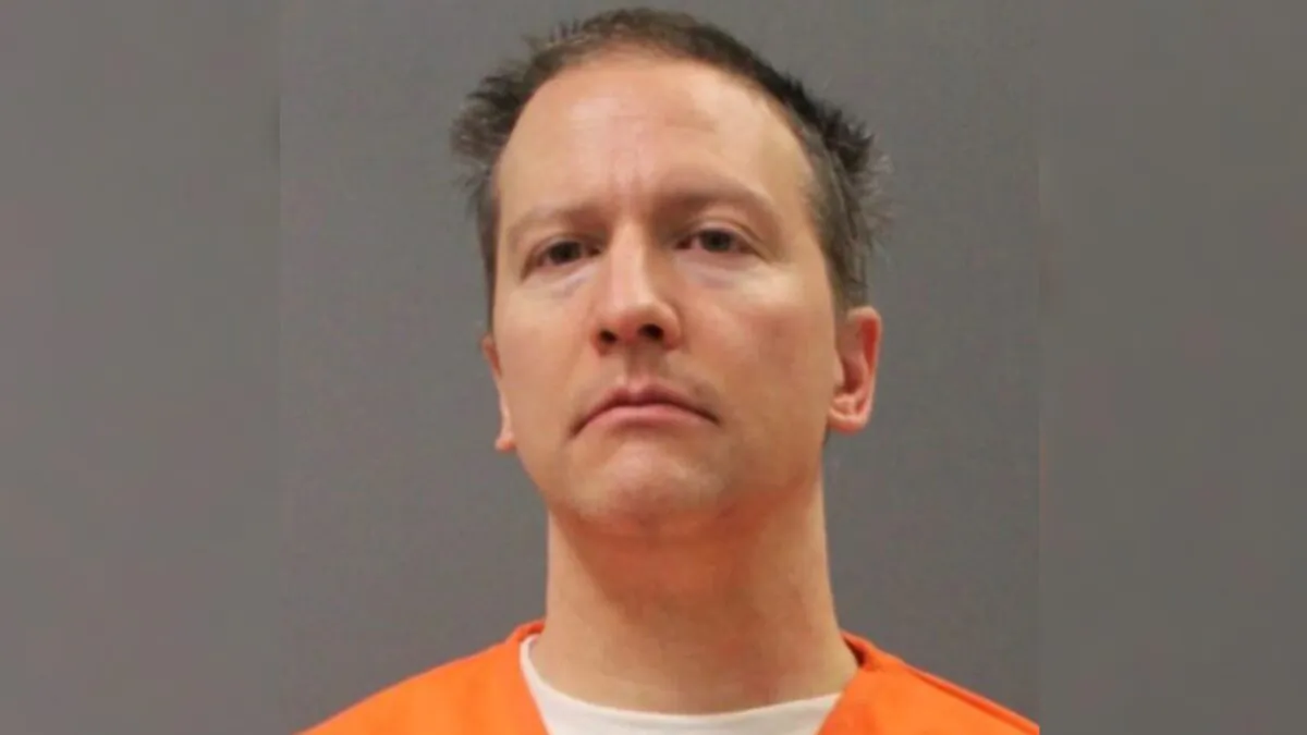 Former Minneapolis police officer Derek Chauvin is seen in a mugshot released on April 21, 2021. Chauvin, following his conviction in the murder of George Floyd, was booked into jail on April 20, 2021.(Minnesota Department of Corrections)