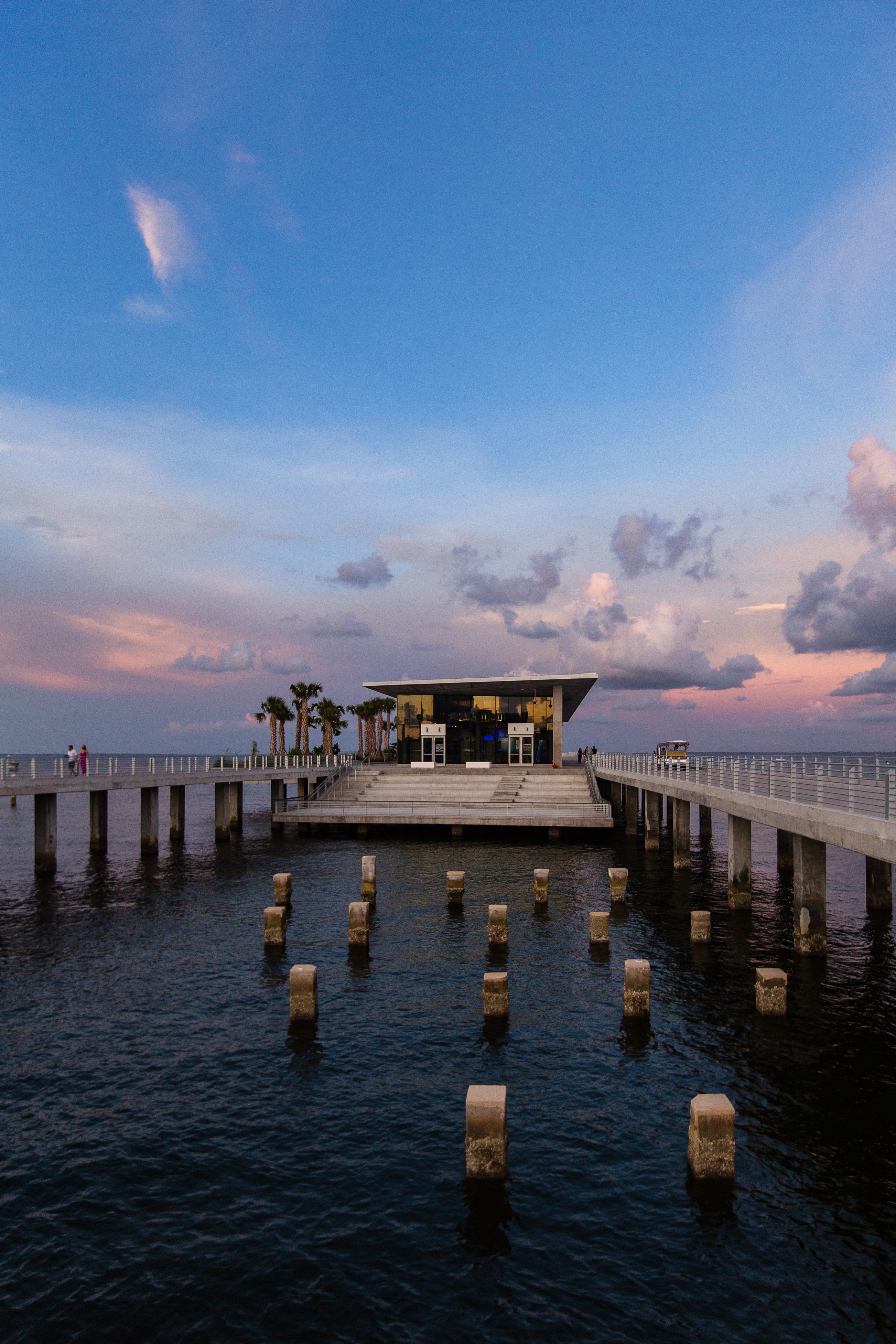 ST PETE PIER _ Tampa Bay Watch Discovery Center at Sunset