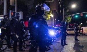 Portland Rioters Smash Windows at Starbucks, Attack Police Officer