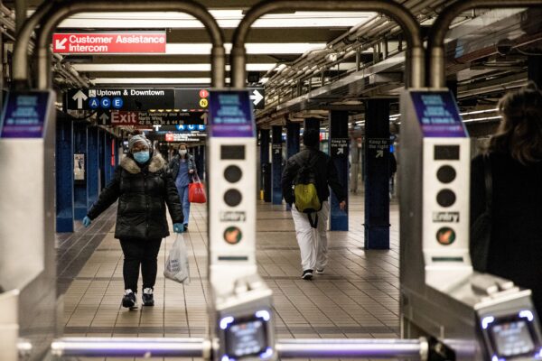 Times Square subway 