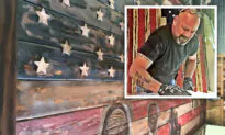 Artist Sculpts American Flag Homage to 2020 Tornado Victims, Heroic First Responders