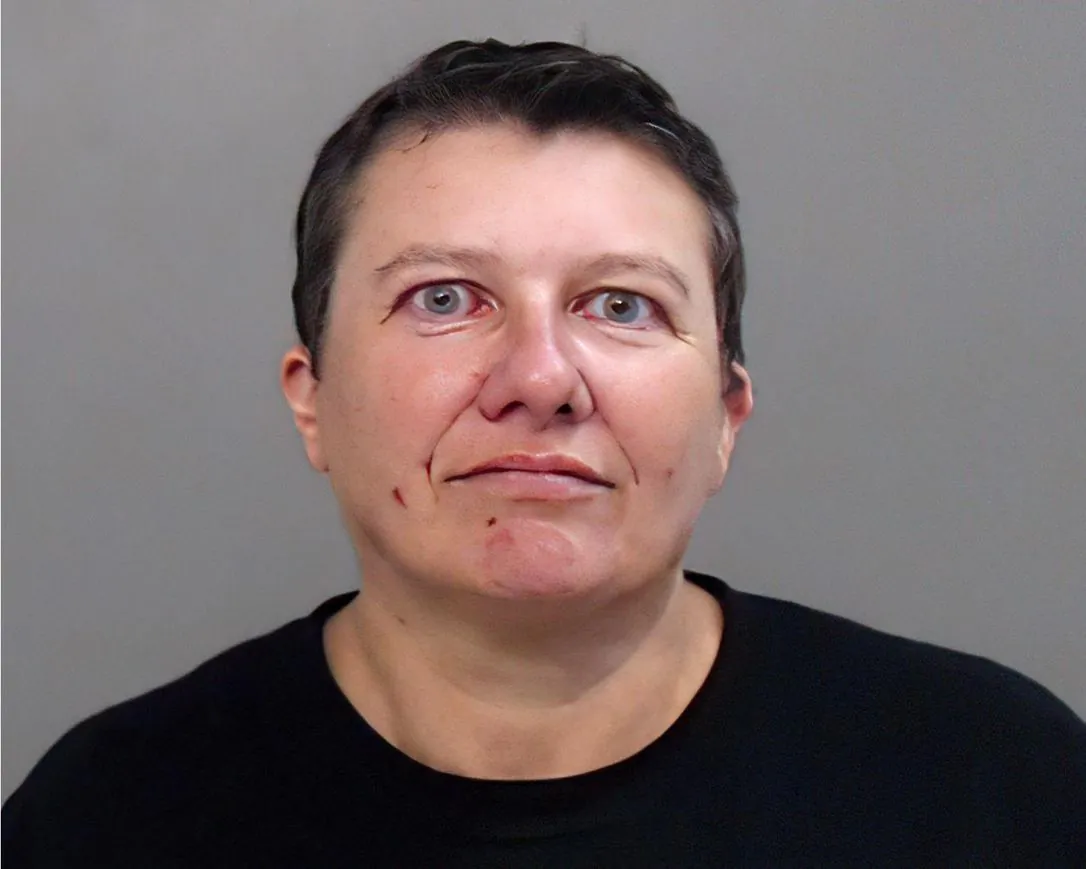 This photo provided by the Hidalgo County (Texas) Sheriff's Office, showing the booking photo of Pascale Ferrier. The Quebec woman accused of mailing poison to former United States president Donald Trump pleaded not guilty to additional charges in a Washington D.C. court today. (AP, HO - Hidalgo County Texas Sheriff's Office / The Canadian Press)
