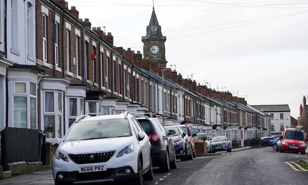 General view of residential properties in Darlington, England, on March 04, 2021. (Ian Forsyth/Getty Images)