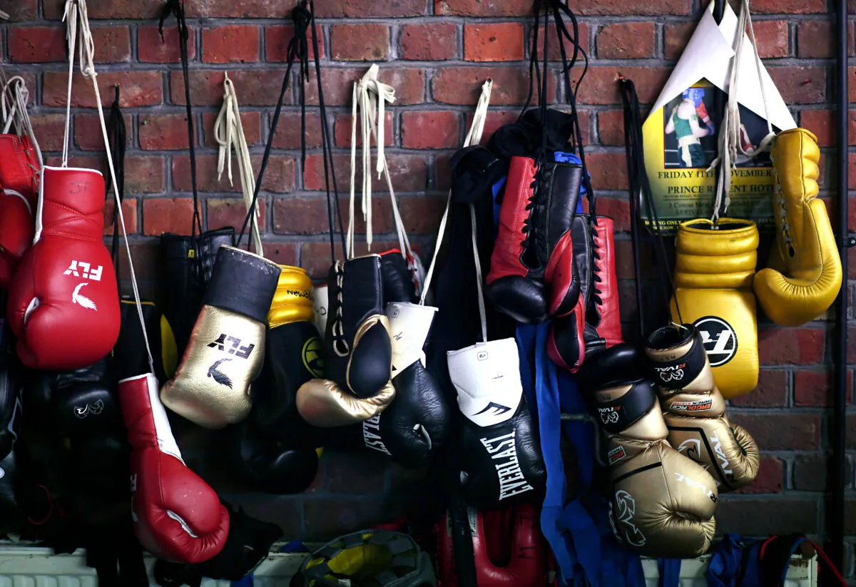 Boxing gloves are seen in this file photo. (Alex Davidson/Getty Images)