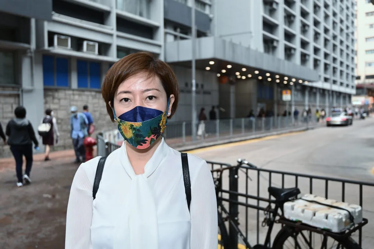 Epoch Times reporter Sarah Liang in Hong Kong on April 27, 2021. (Sarah Liang/The Epoch Times)