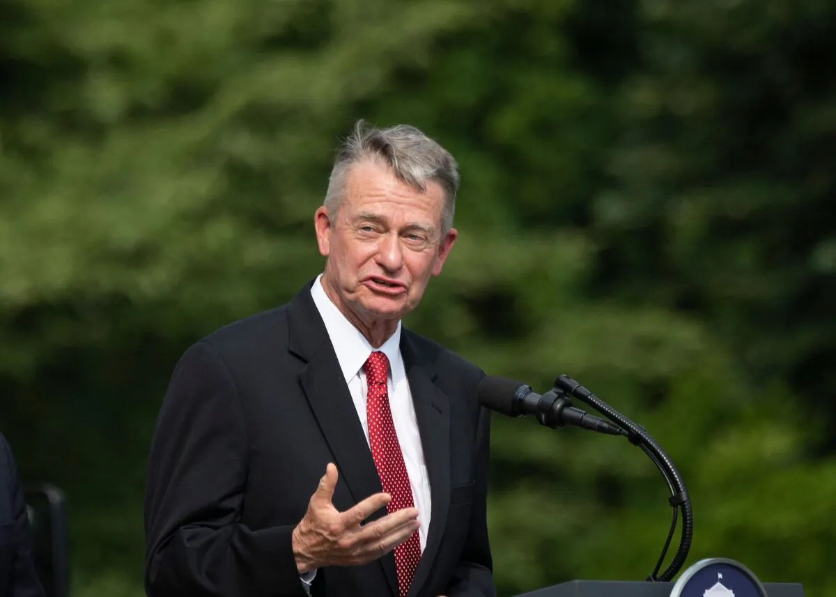 Idaho Gov. Brad Little speaks at the White House on July 16, 2020. (Jim Watson/AFP via Getty Images)