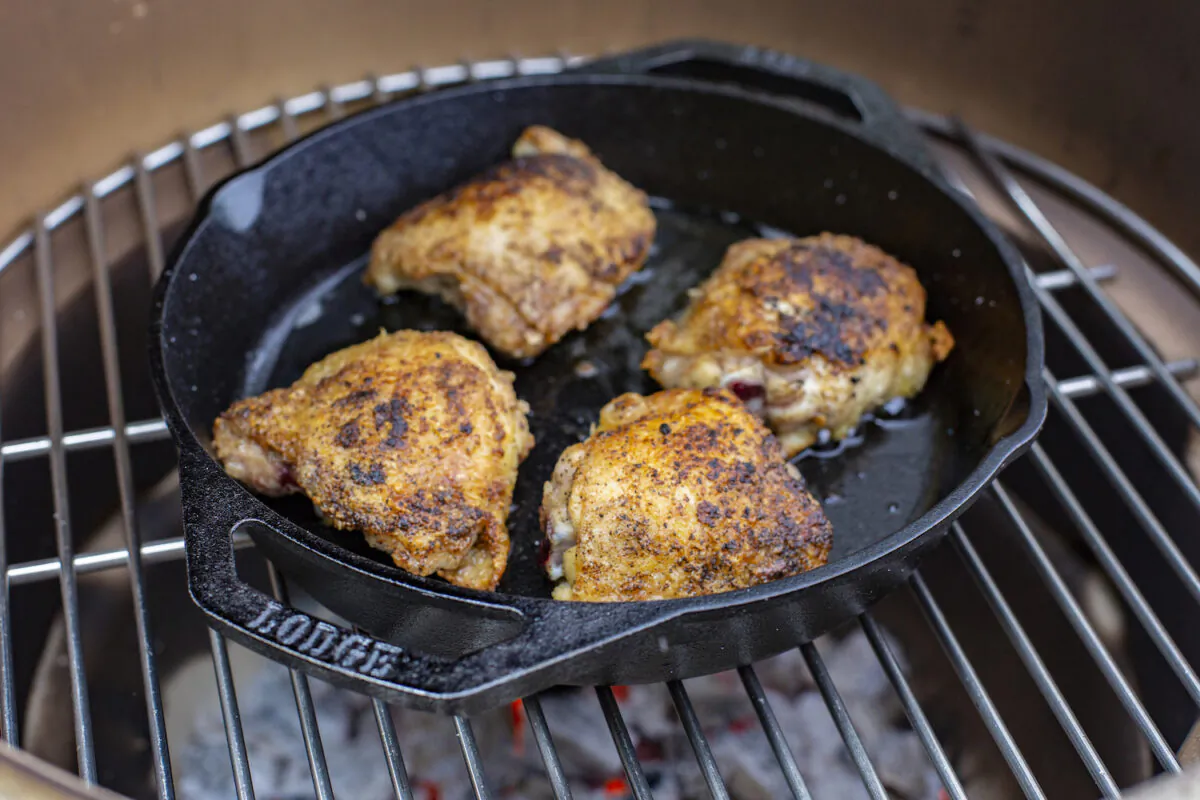 Crispy Cast Iron Chicken Thighs