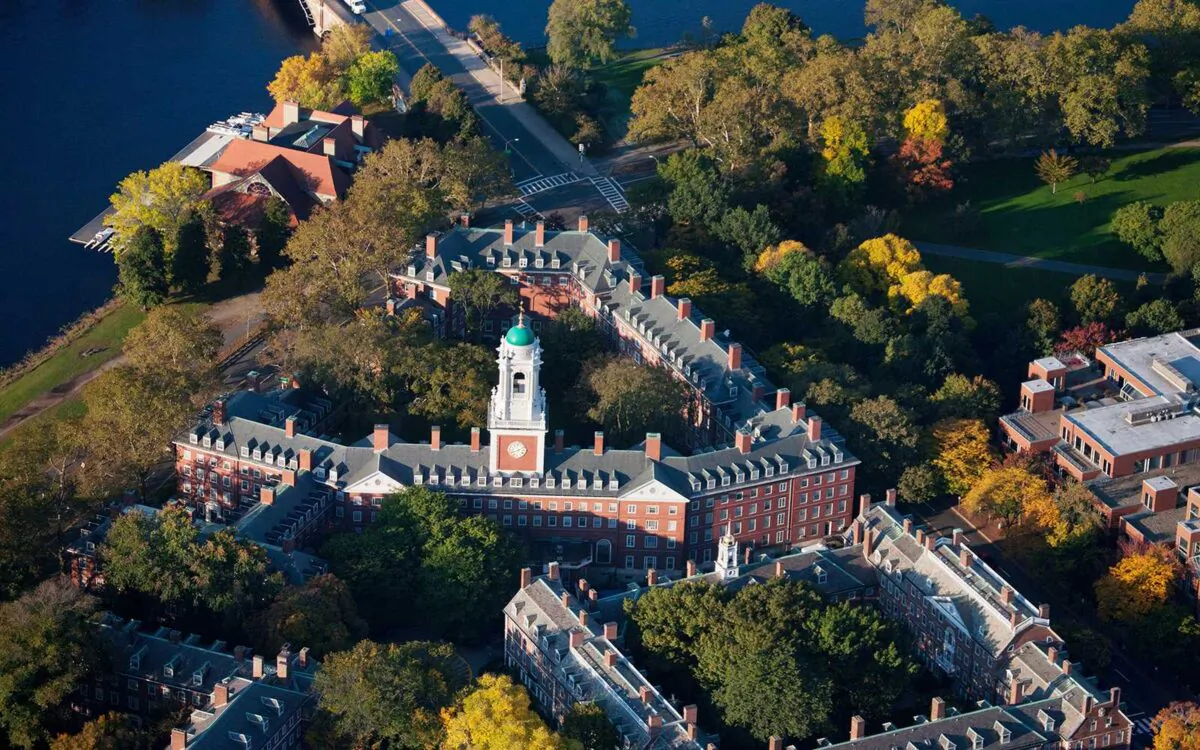 An aerial view of the Harvard University campus in Cambridge, Massachusetts. (Joe Sohm/Dreamstime/TNS)