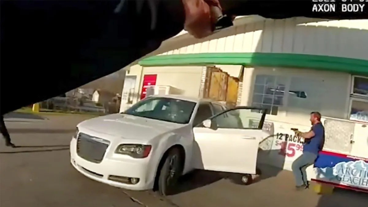 Police fatally shot a man who attempted to drive away in a stolen vehicle and dragged officers,  in Rock Island, Ill., on April 1, 2021. (Rock Island Police)