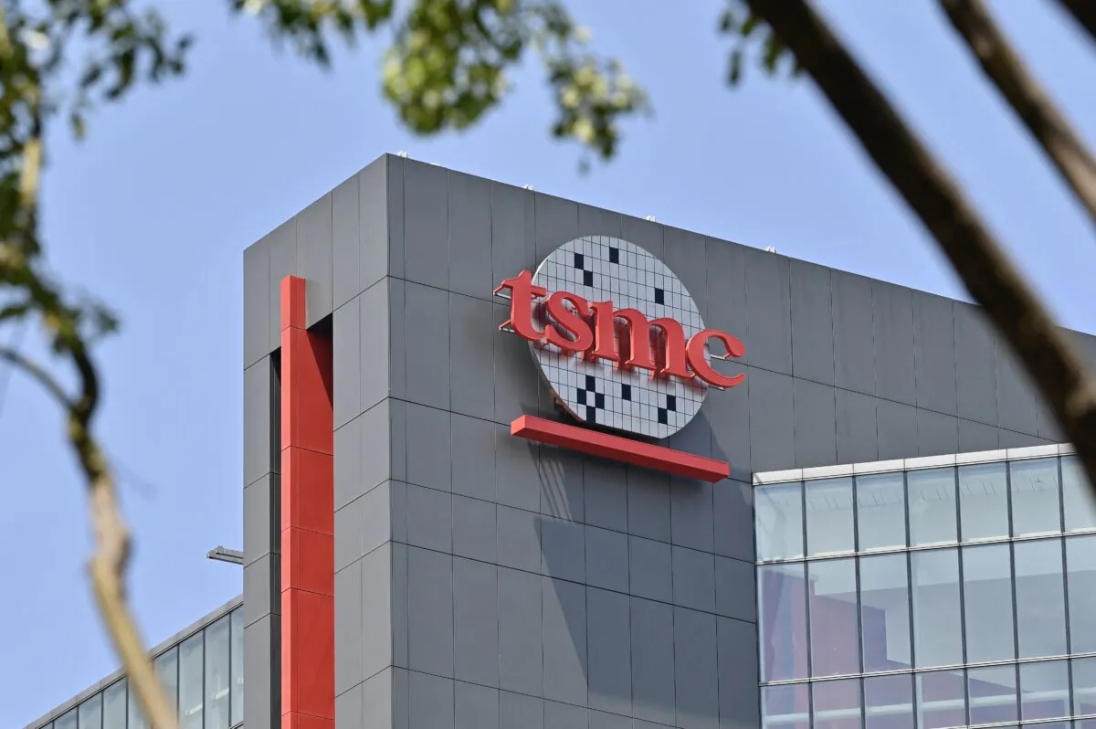 A factory of Taiwanese semiconductors manufacturer TSMC at Central Taiwan Science Park in Taichung, Taiwan, on March 25, 2021. (Sam Yeh/AFP/Getty Images) 