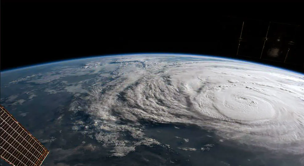 An Earth observation photograph captured in low Earth orbit by the International Space Station, on Aug. 25, 2017. (NASA via Getty Images)