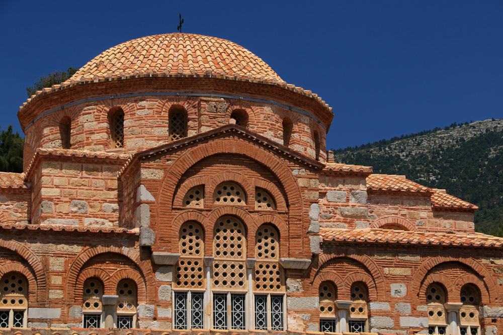 Monastery,Of,Hosios,Loukas,,Boeotia,,Greece