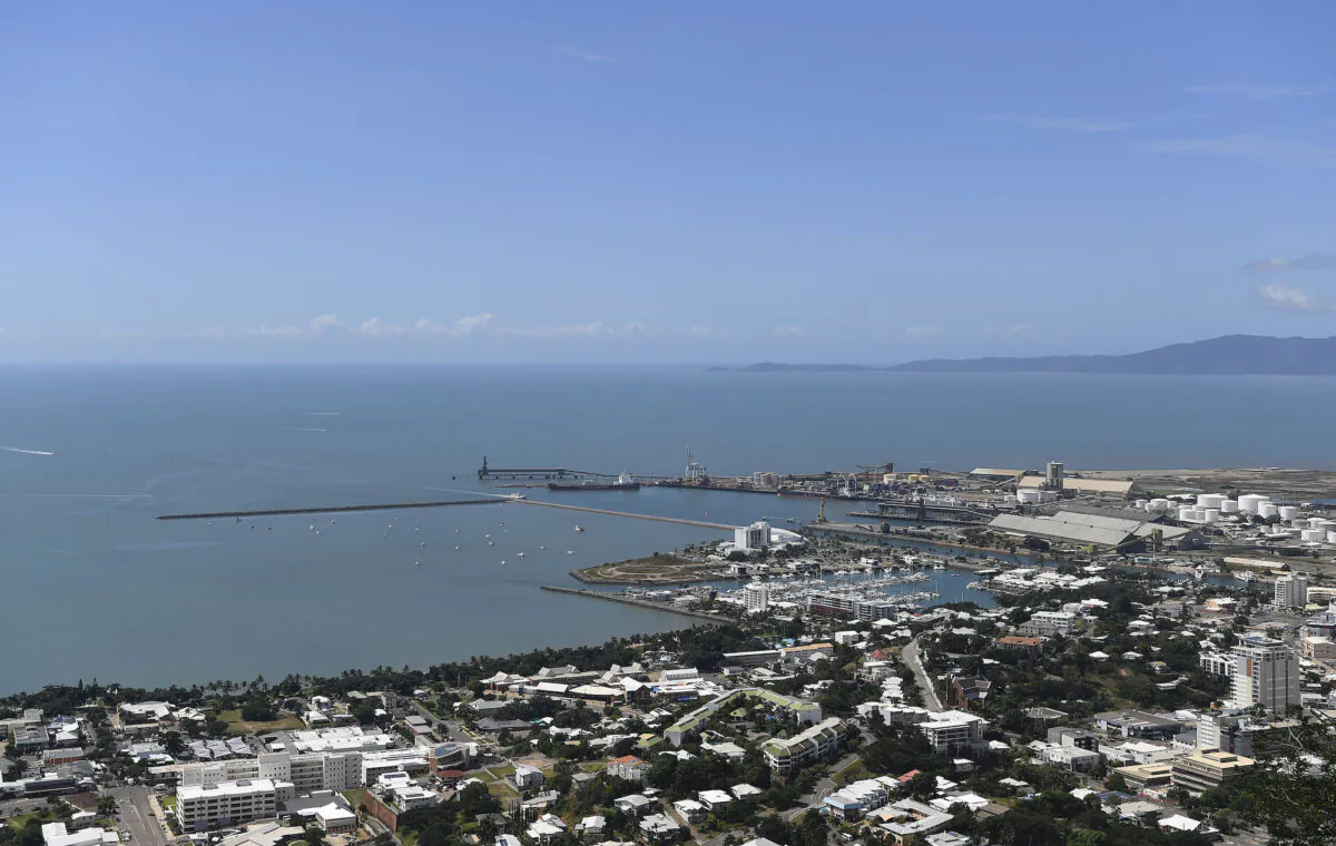 A general view of Townsville with the port in the background  is seen in the electorate of Herbert in Townsville, Australia on May 4, 2019. (Ian Hitchcock/Getty Images)