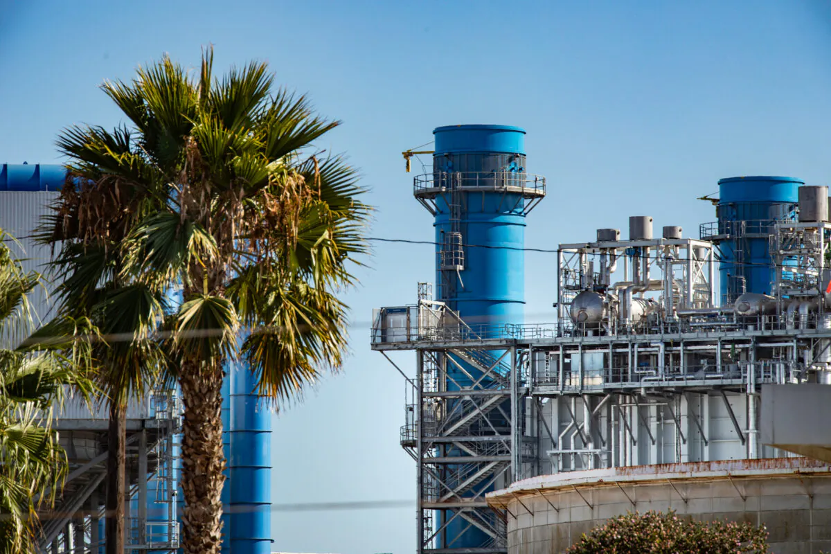 The area of a planned desalination plant in Huntington Beach, Calif., on Aug. 5, 2020. (John Fredricks/The Epoch Times)
