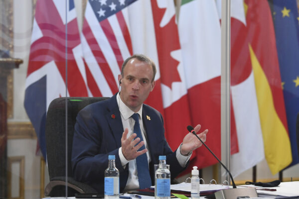 British Foreign Minister Dominic Raab,