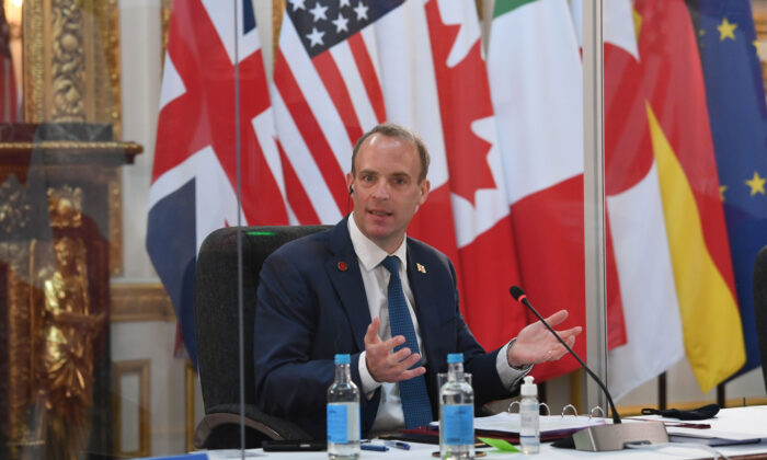 G7 Dominic Raab