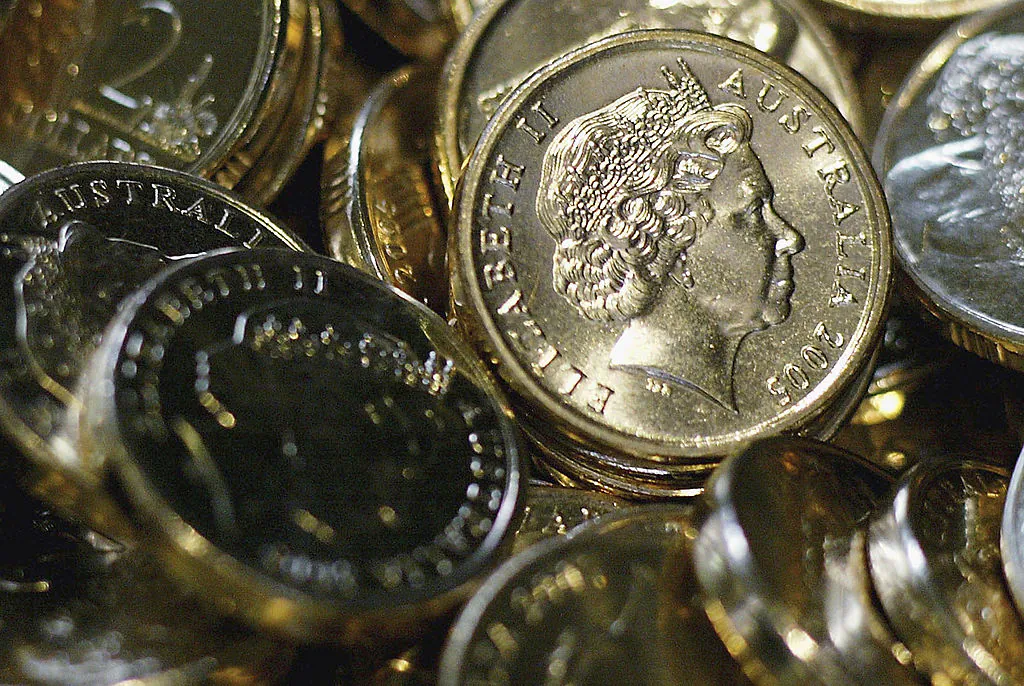 New money at the Royal Australian Mint in Canberra, Australia on April 22, 2005 (Mark Nolan/Getty Images)