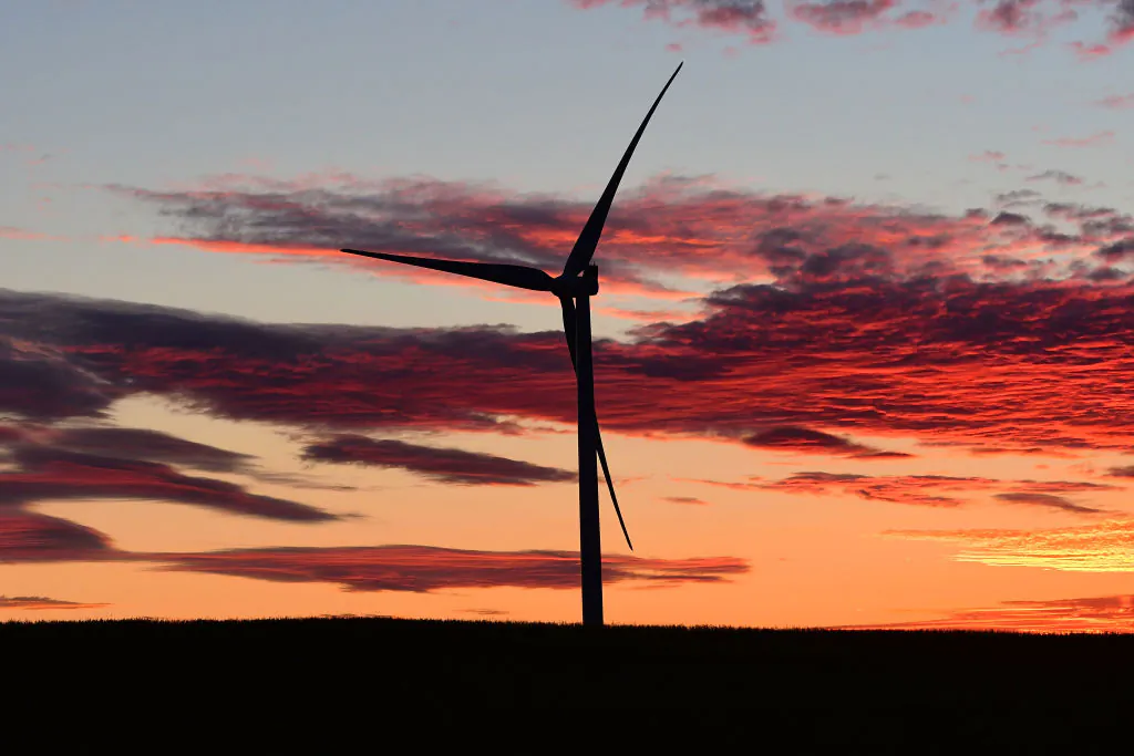 Hornsdale Wind Farm in Adelaide, Australia on Sep. 29, 2017. (Photo by Mark Brake/Getty Images)