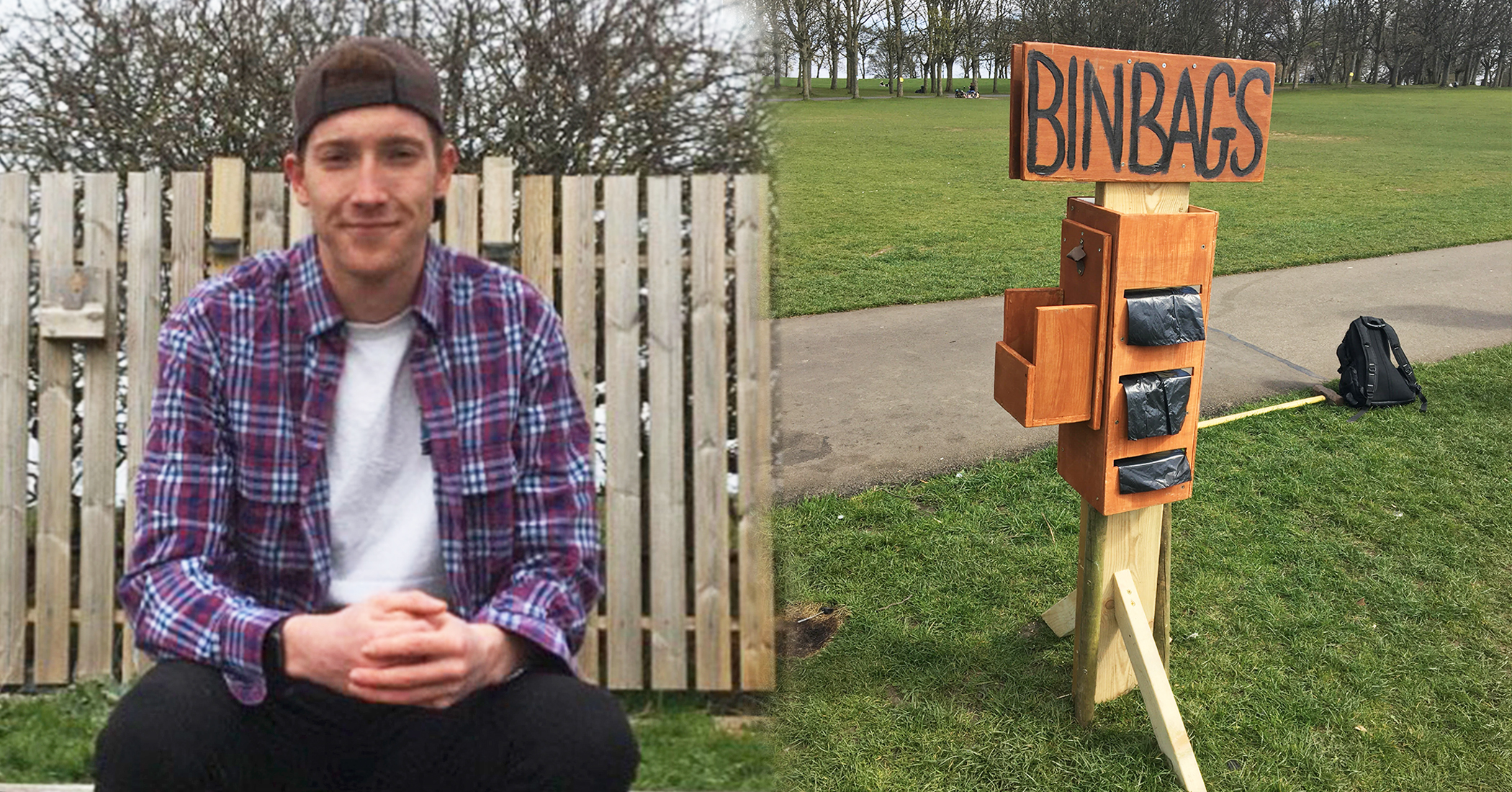College Student's Genius 'Eyesore' Bin-Bag Dispenser Helps Keep Parks Litter-Free - Vimarsana News