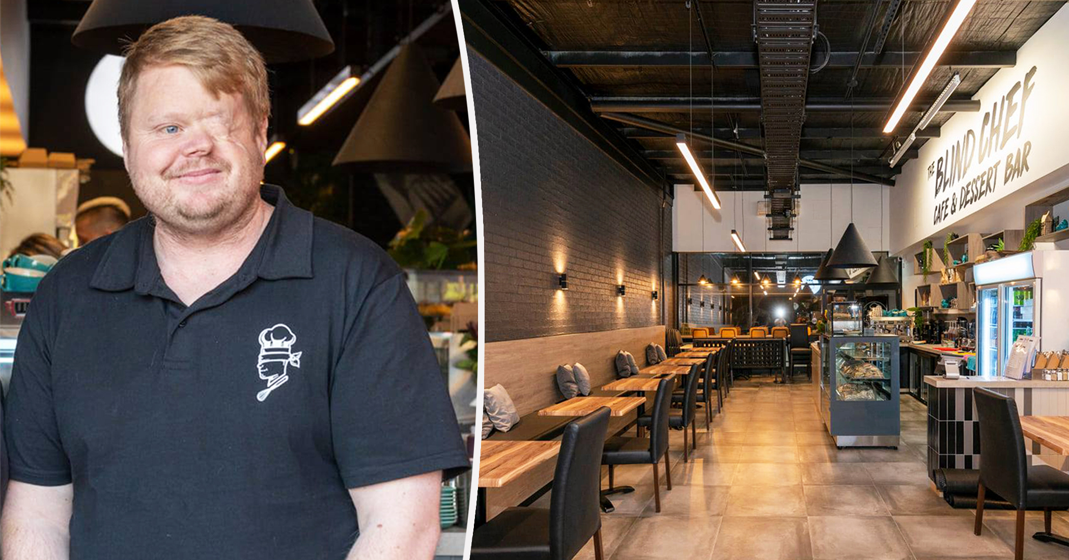 Blind Chef Opens Cafe After Losing His Vision to Cancer and Being Forced to Quit His Job - Vimarsana News