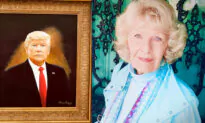 Great-Grandma Artist, 88 Years Old, Paints Portrait of Donald J Trump—Says ‘I Am a Patriot’