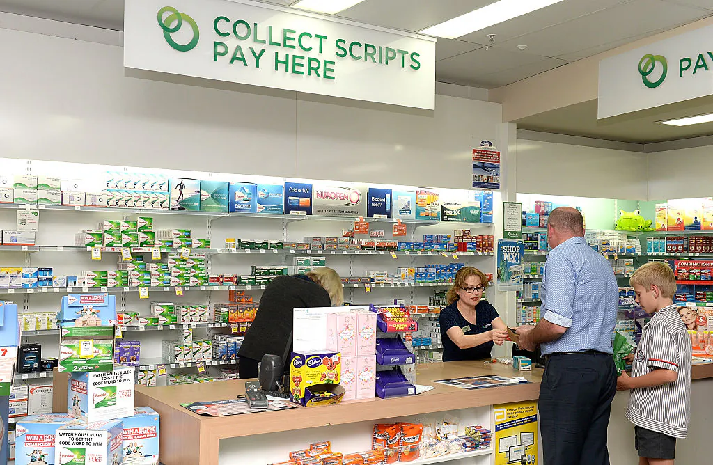 A Pharmacy in southside of Brisbane is seen on May 14, 2015 in Brisbane, Australia. (Bradley Kanaris/Getty Images)