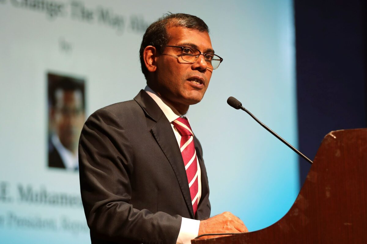former Maldives President Mohamed Nasheed