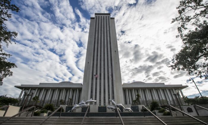 After convening annual sessions in January for several years, Florida lawmakers will convene their 2023 session in the Florida State Capitol building in Tallahassee on March 7. (Mark Wallheiser/Getty Images)