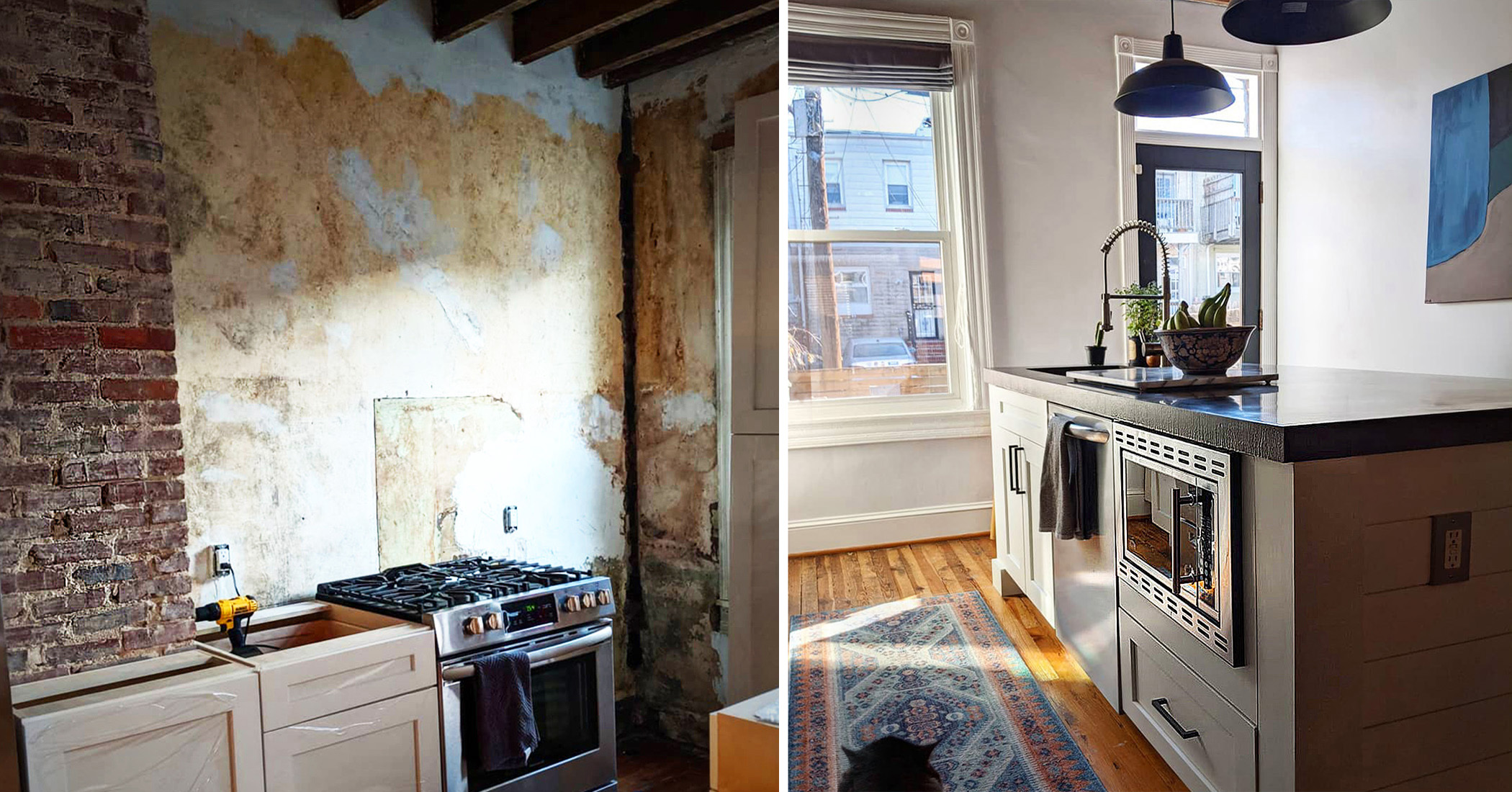 Woman Renovates 117-Year-Old Baltimore Rowhome Kitchen—and the Transformation Is Stunning - Vimarsana News