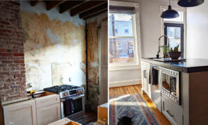 Woman Self-Renovates Her Old Flat for $6,600 Using Upcycled Furniture and Freebie Items