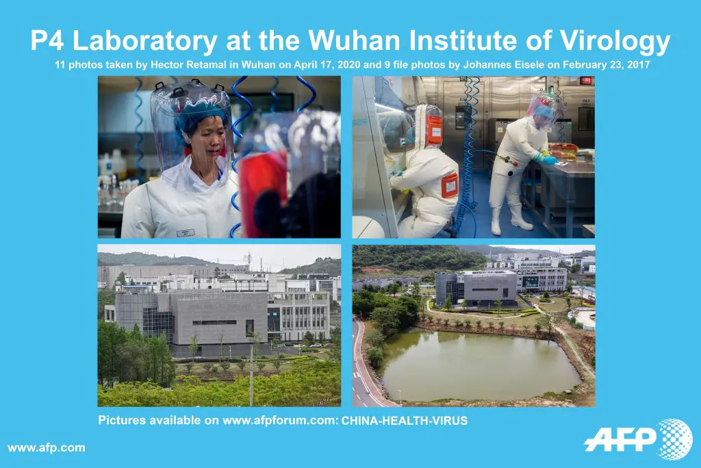 AFP presents a photo essay of 20 pictures by photographers Hector Retamal taken on April 17, 2020 and by Johannes Eiseles taken on Feb. 23, 2017 of the P4 laboratory at the Wuhan Institute of Virology in Wuhan in China's central Hubei province. (Hector Retamal and Johannes Eisele/AFP via Getty Images)