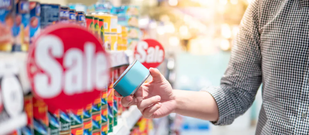 Plan your meals around what's on sale. (Zephyr_p/Shutterstock)