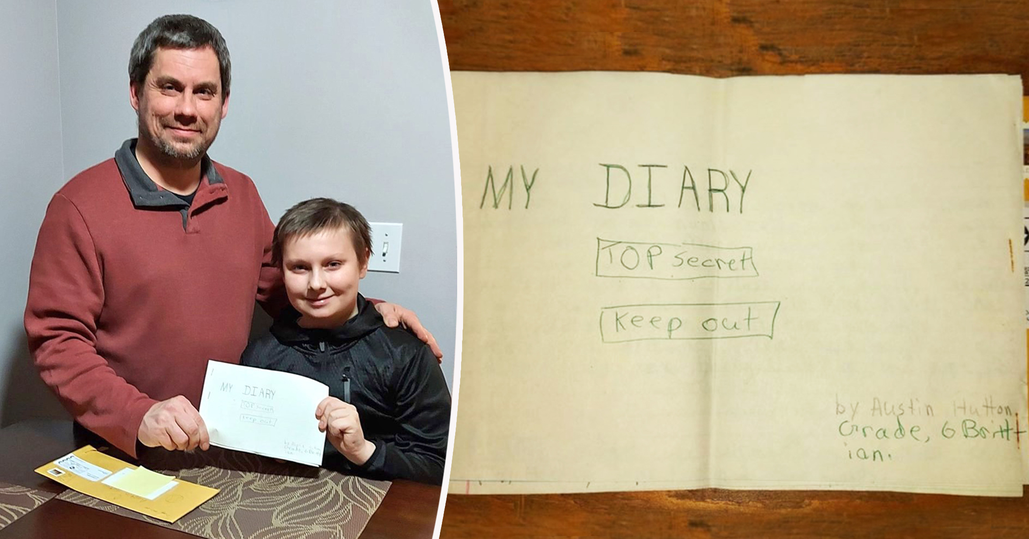 Former Student Reunites With a Diary From His Sixth Grade After 33 Years - Vimarsana News
