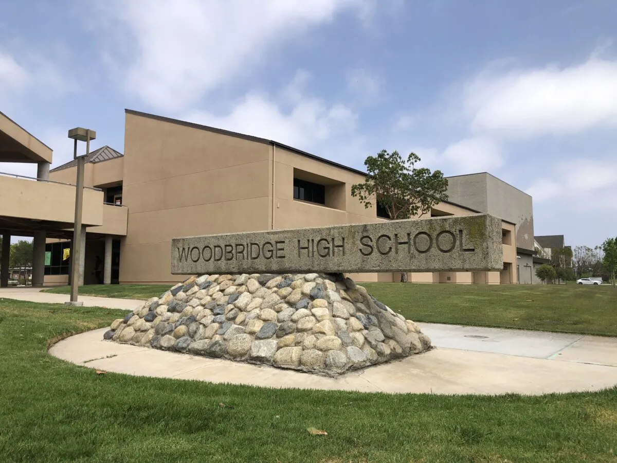 A teacher at Woodbridge High School in Irvine, Calif., is in the running for a presidential teaching award. (Vanessa Serna/The Epoch Times)