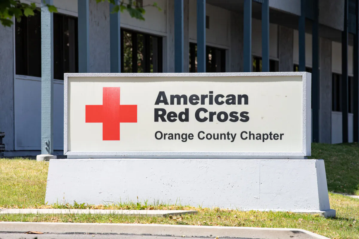 The American Red Cross Orange County Chapter in Santa Ana, Calif., on May 14, 2021. (John Fredricks/The Epoch Times)