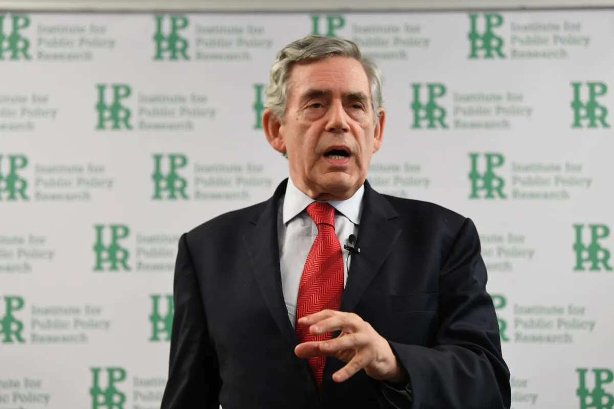 Former Prime Minister Gordon Brown in an undated file photo. (Victoria Jones/PA)