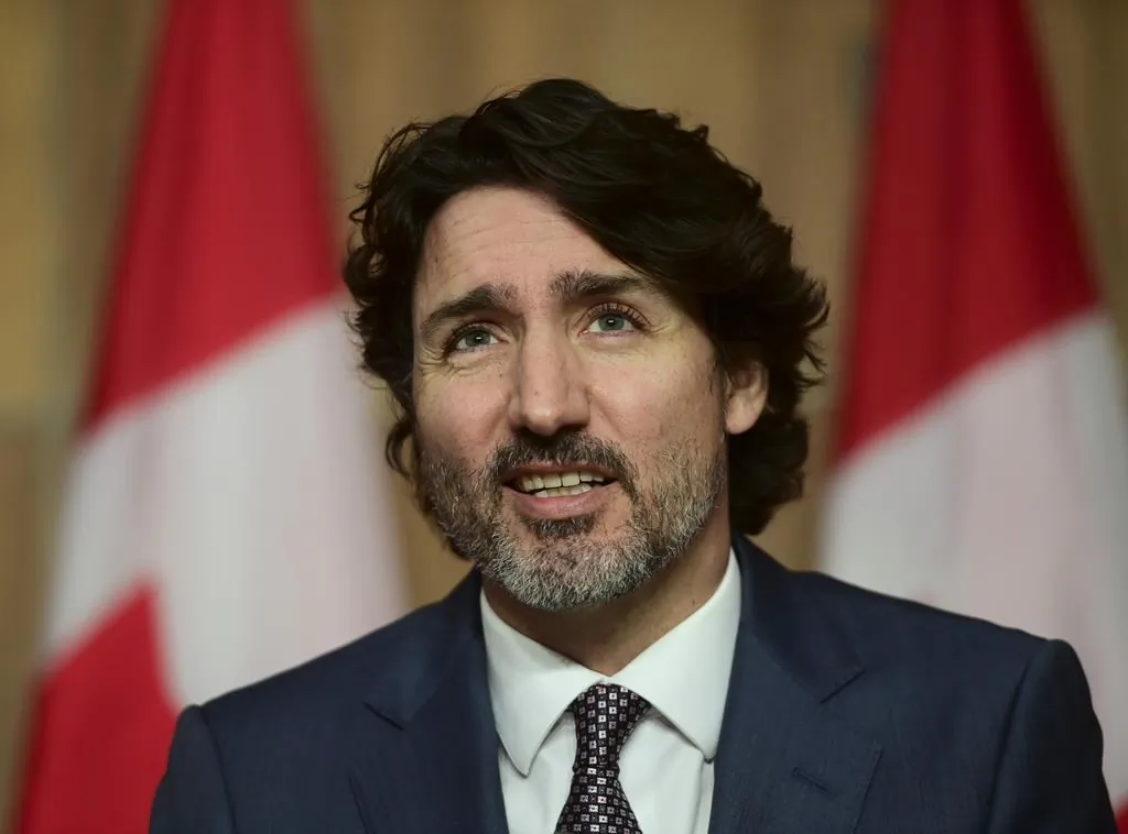 Prime Minister Justin Trudeau holds a press conference in Ottawa on May 18, 2021. (Sean Kilpatrick/The Canadian Press)