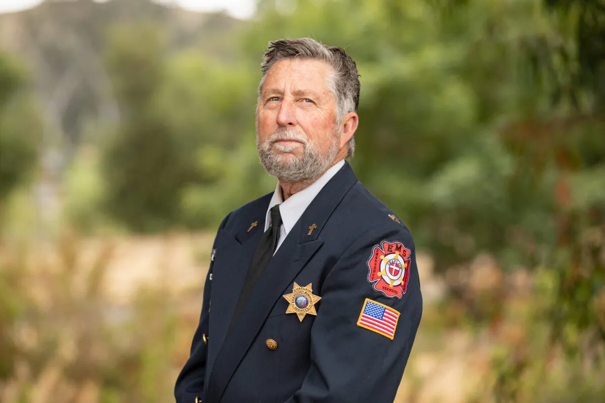 Pastor Richard Yeomans in San Juan Capistrano, Calif., on May 17, 2021. (John Fredricks/The Epoch Times)