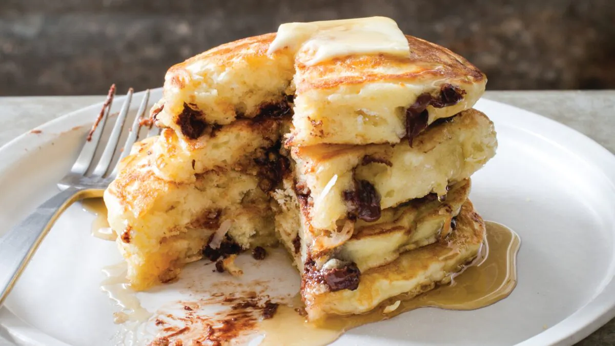Making pancakes means you can channel your inner artist with myriad ingredients. (Sally Staub)