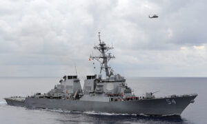 US Warship Transits Taiwan Strait a Week After Large Chinese Air Incursion