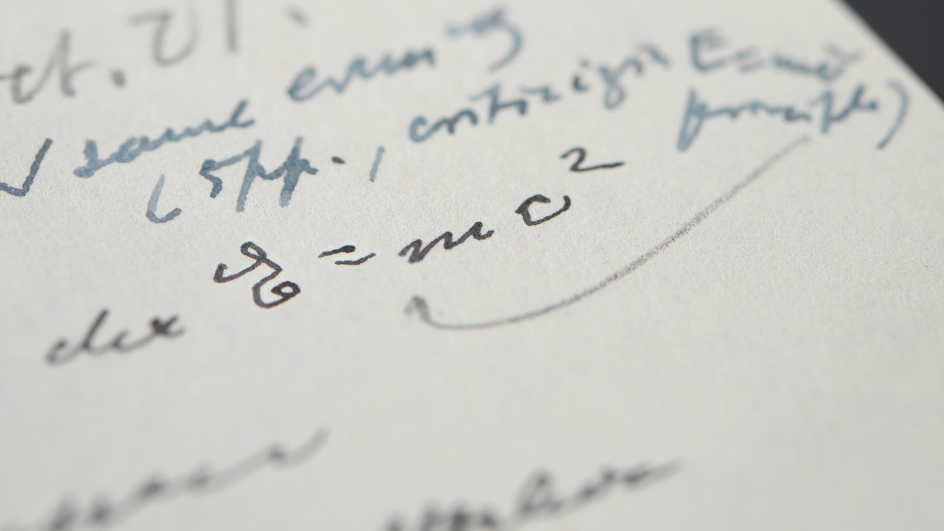 Handwritten Example of Famous Einstein Equation Gets $1.2 Million - Vimarsana News