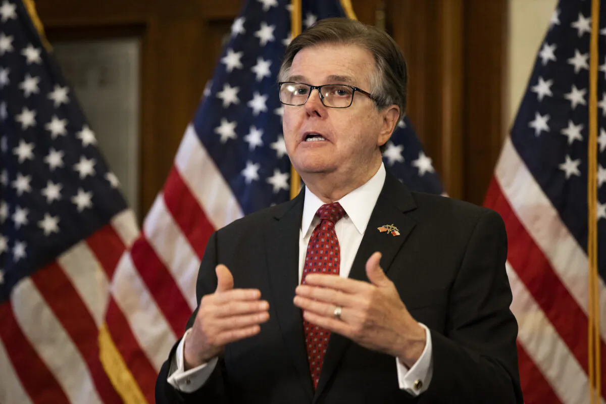 Lt. Gov. Dan Patrick of Texas wants his state to have its own version of the Florida legislation restraining schools from teaching gender and sexual identity in elementary schools. (Lynda M. Gonzalez/Getty Images)