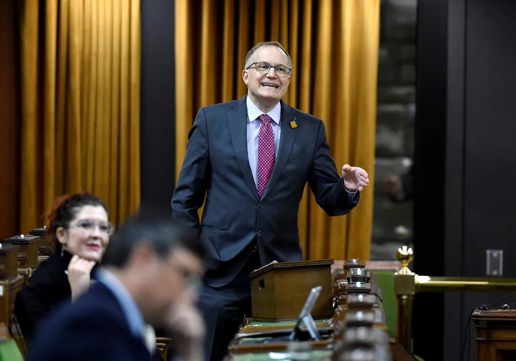 NDP MP Peter Julian rises during Question Period in the House of Commons on Parliament Hill in Ottawa, on Nov. 20, 2020. (The Canadian Press/Justin Tang)